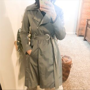 Trench Jacket Size Small With Belt